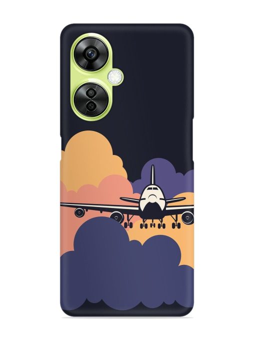 Aeroplane vector Snap Case for Oneplus Nord Ce 3 Lite (5G) Zapvi