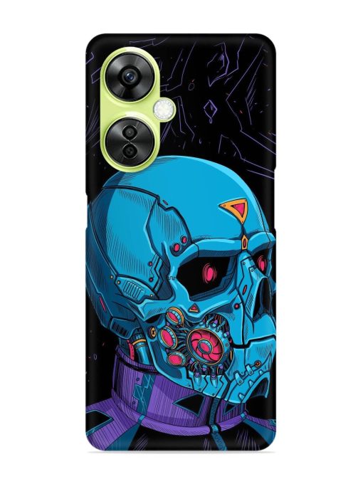 Skull Robo Vector Snap Case for Oneplus Nord Ce 3 Lite (5G) Zapvi