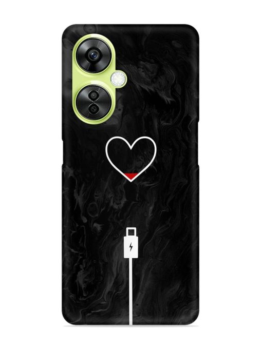 Heart Charging Vector Snap Case for Oneplus Nord Ce 3 Lite (5G)