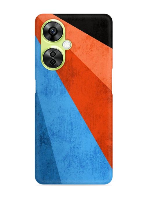 Modern Matte Abstract Snap Case for Oneplus Nord Ce 3 Lite (5G) Zapvi