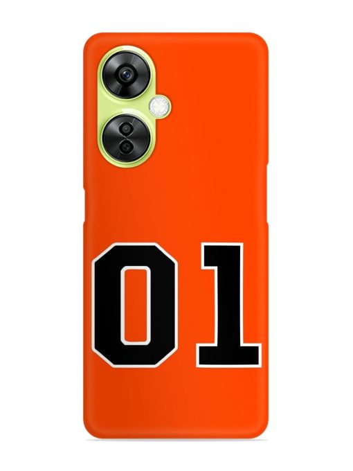 01 Number Snap Case for Oneplus Nord Ce 3 Lite (5G) Zapvi