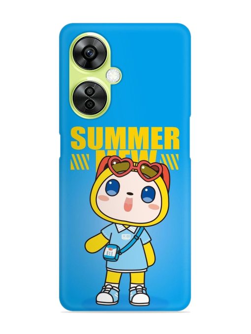 Summer Mew Cartoon Snap Case for Oneplus Nord Ce 3 Lite (5G) Zapvi