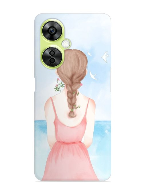 Watercolor Girl Vector Snap Case for Oneplus Nord Ce 3 Lite (5G)