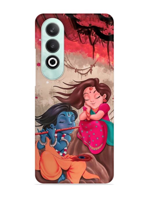 Radhe Krishna Water Art Snap Case for Oneplus Nord Ce 4 (5G) Zapvi