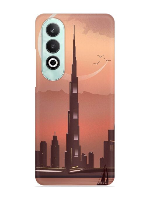 Landmark Burj Khalifa Snap Case for Oneplus Nord Ce 4 (5G)