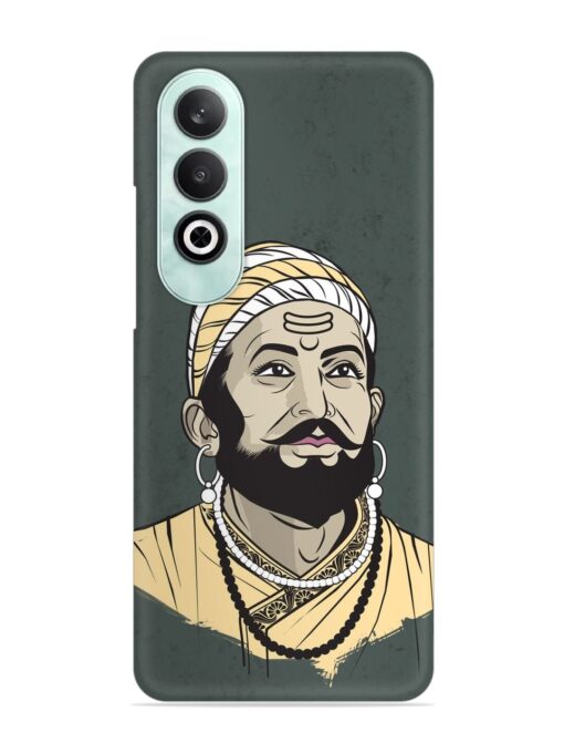 Shivaji Maharaj Vector Art Snap Case for Oneplus Nord Ce 4 (5G) Zapvi