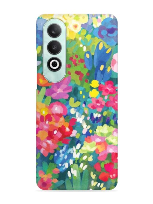 Watercolor Flower Art Snap Case for Oneplus Nord Ce 4 (5G) Zapvi