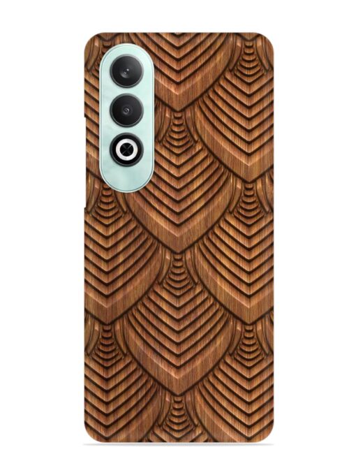 Carved Pattern On Snap Case for Oneplus Nord Ce 4 (5G)