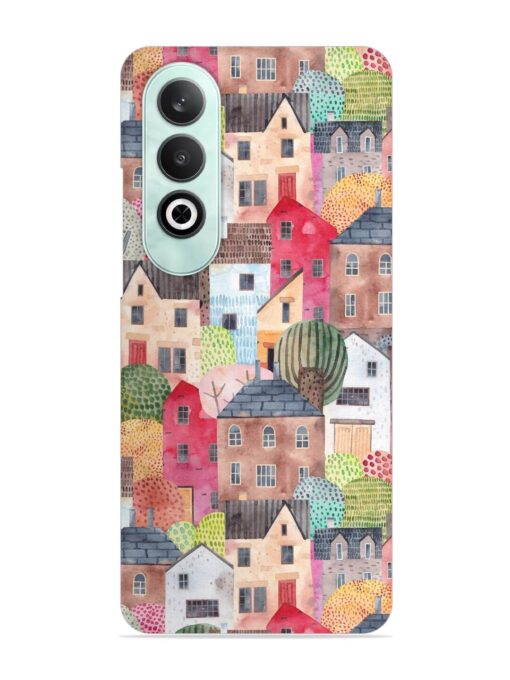 Abstract Seamless Pattern Snap Case for Oneplus Nord Ce 4 (5G)