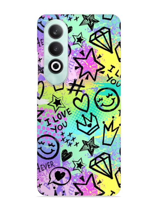 Bright Seamless Pattern Snap Case for Oneplus Nord Ce 4 (5G)