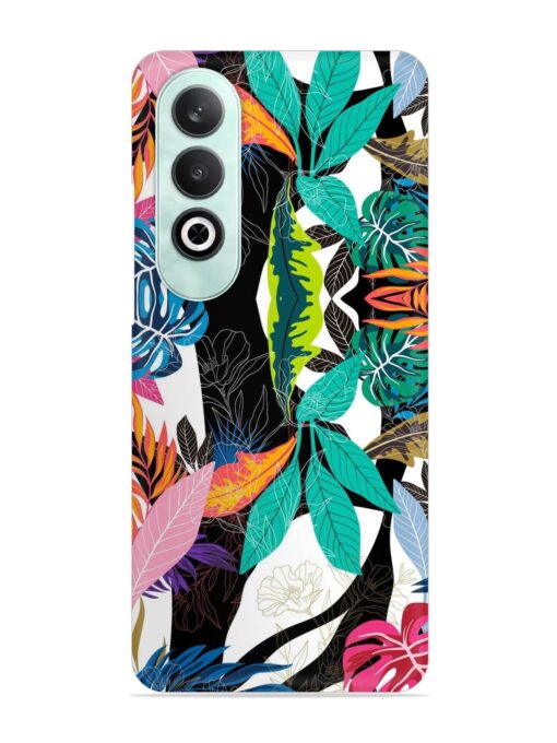 Floral Pattern Bright Snap Case for Oneplus Nord Ce 4 (5G)