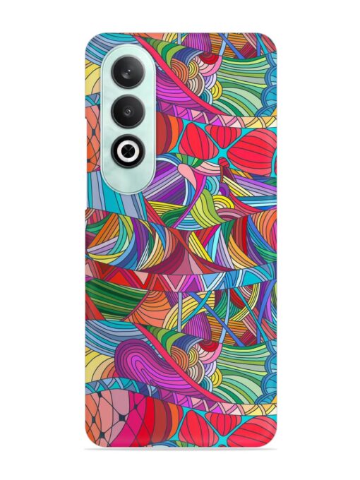 Seamless Patterns Hand Drawn Snap Case for Oneplus Nord Ce 4 (5G) Zapvi