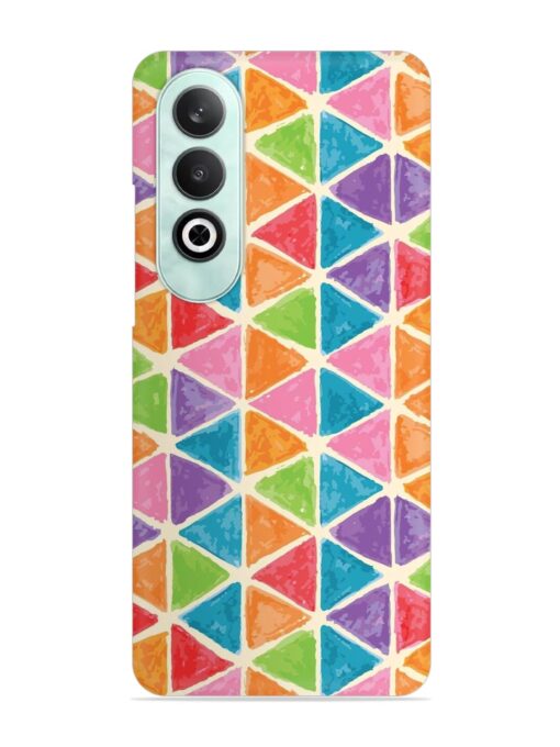 Seamless Colorful Isometric Snap Case for Oneplus Nord Ce 4 (5G) Zapvi