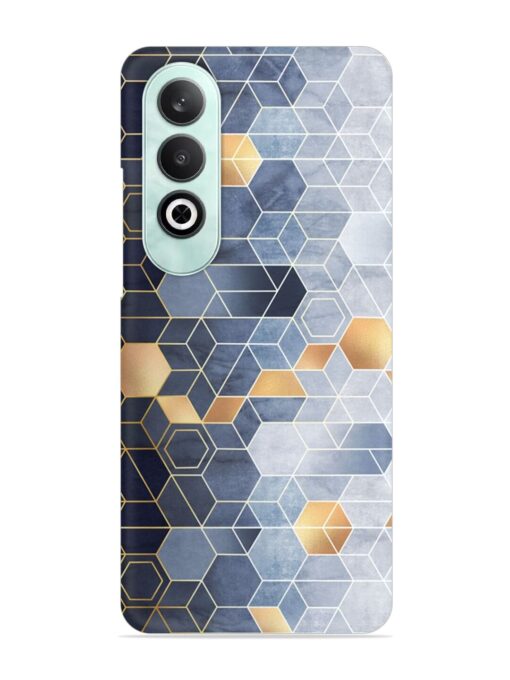 Geometric Abstraction Hexagons Snap Case for Oneplus Nord Ce 4 (5G)