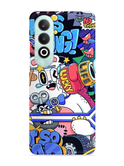 Universal Doodle Snap Case for Oneplus Nord Ce 4 (5G) Zapvi