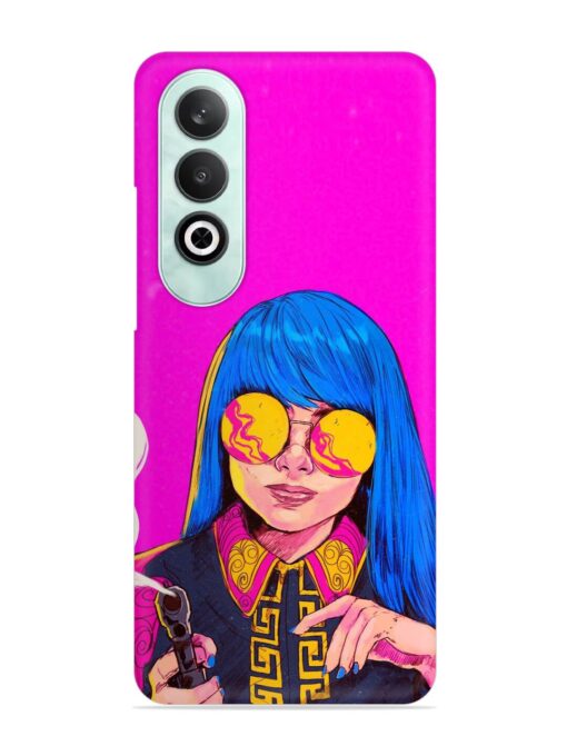 Aesthetic Anime Girl Snap Case for Oneplus Nord Ce 4 (5G) Zapvi