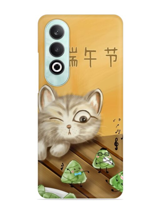 Cat Scorpion Dancing Snap Case for Oneplus Nord Ce 4 (5G)