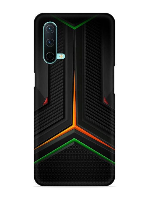 Orange Triangle Light Snap Case for Oneplus Nord Ce (5G) Zapvi