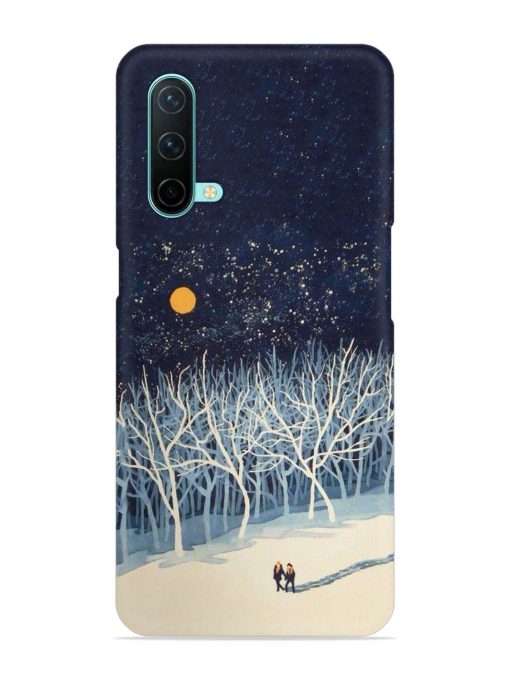 Full Moon Snowshoe Tour Snap Case for Oneplus Nord Ce (5G) Zapvi