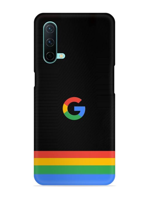 Google Logo Art Snap Case for Oneplus Nord Ce (5G) Zapvi