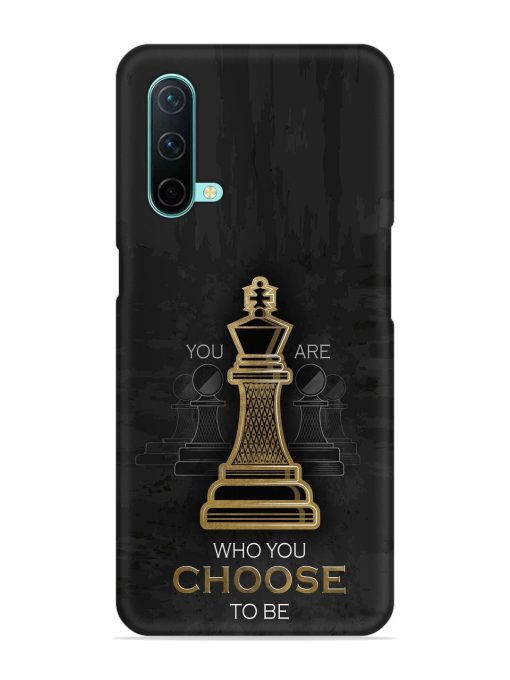 You Are Who Choose To Be Snap Case for Oneplus Nord Ce (5G) Zapvi