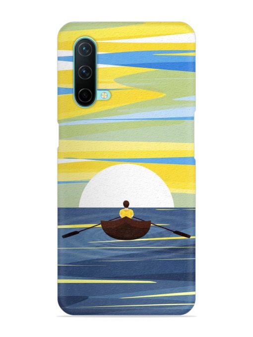 Rowing Person Ferry Paddle Snap Case for Oneplus Nord Ce (5G) Zapvi