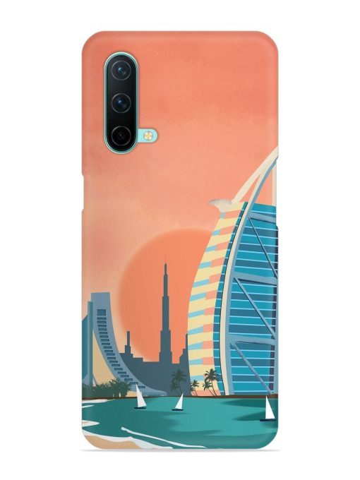 Dubai Architectural Scenery Snap Case for Oneplus Nord Ce (5G) Zapvi