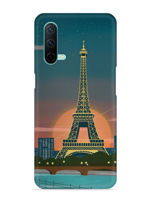 Scenery Architecture France Paris Snap Case for Oneplus Nord Ce (5G) Zapvi