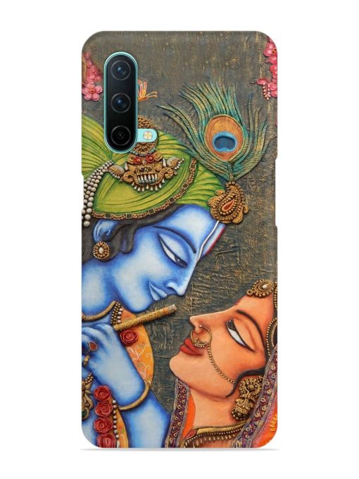 Lord Radha Krishna Flute Art Snap Case for Oneplus Nord Ce (5G)