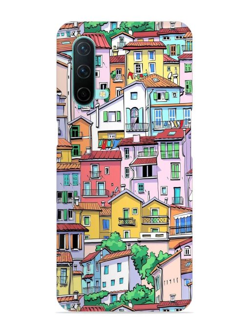 Europe Old Town Snap Case for Oneplus Nord Ce (5G)