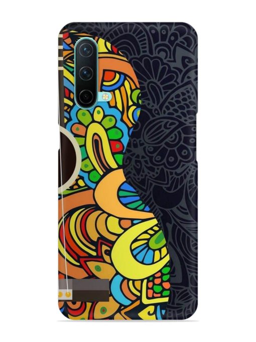 Guitar Vector Art Snap Case for Oneplus Nord Ce (5G) Zapvi