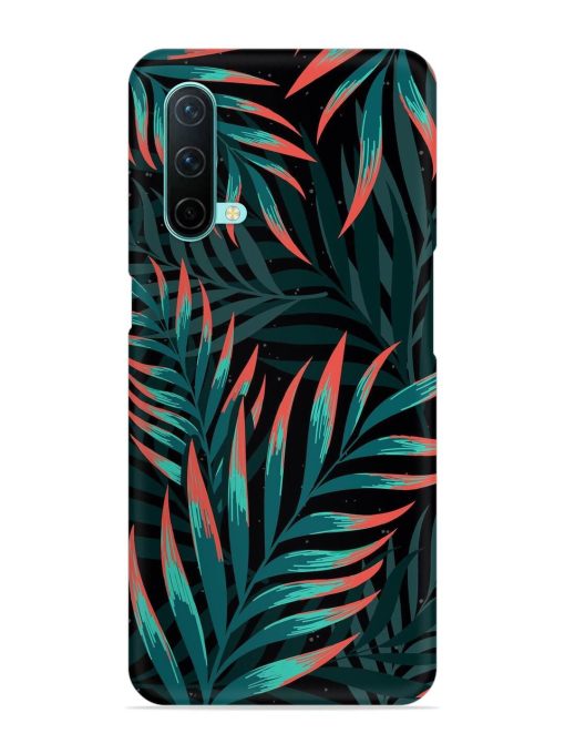 Green Leaf Art Snap Case for Oneplus Nord Ce (5G)