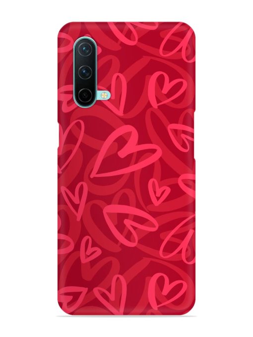 Seamless Romantic Pattern Snap Case for Oneplus Nord Ce (5G) Zapvi