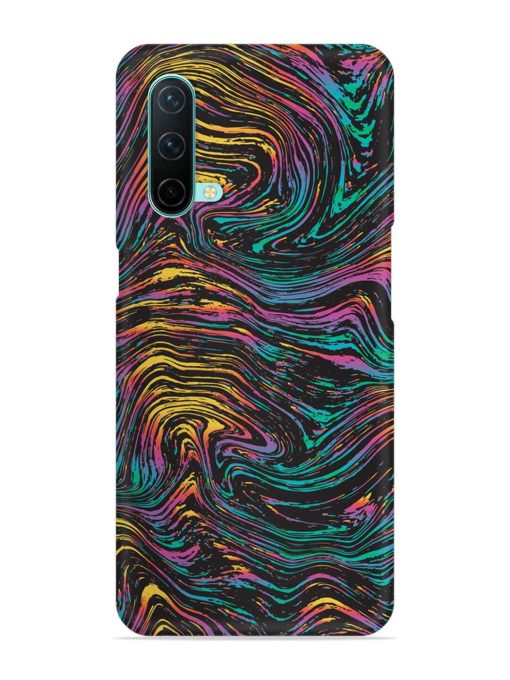 Abstract Liquid Colors Snap Case for Oneplus Nord Ce (5G)