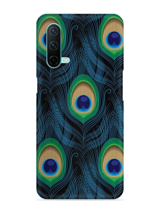 Seamless Pattern Peacock Snap Case for Oneplus Nord Ce (5G)