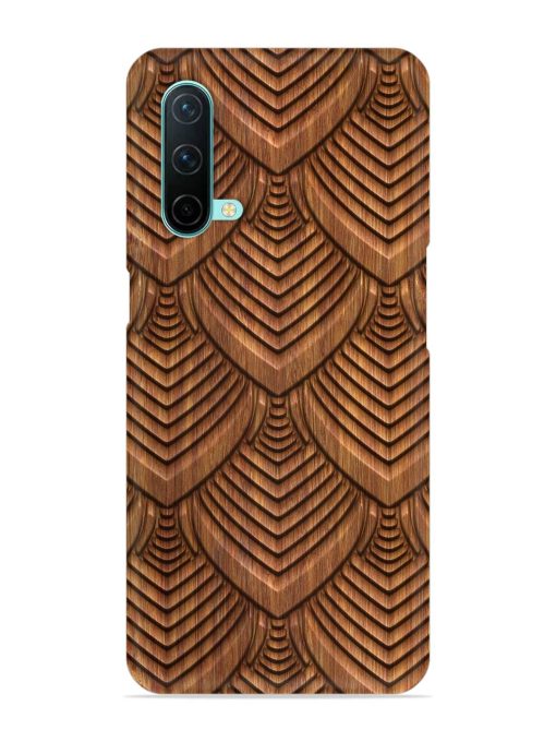 Carved Pattern On Snap Case for Oneplus Nord Ce (5G)