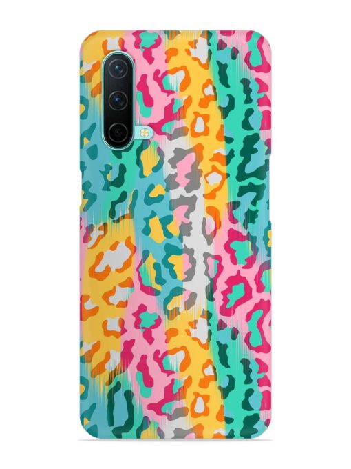 Seamless Vector Colorful Snap Case for Oneplus Nord Ce (5G) Zapvi