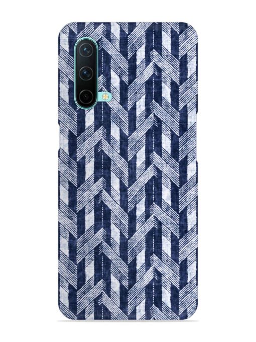 Abstract Herringbone Motif Snap Case for Oneplus Nord Ce (5G) Zapvi