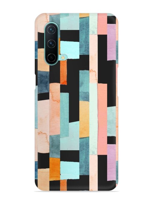 Geometric Seamless Pattern Snap Case for Oneplus Nord Ce (5G) Zapvi