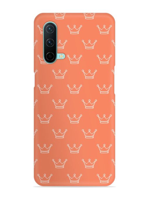 Hand Drawn Crown Snap Case for Oneplus Nord Ce (5G)