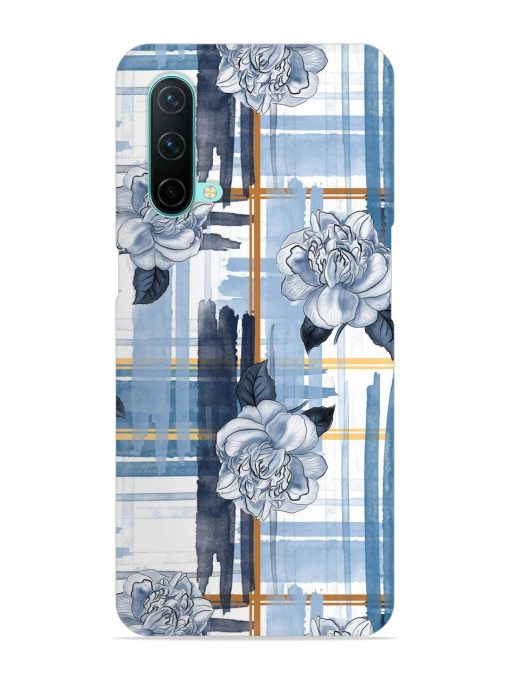 Watercolor Pattern Rose Snap Case for Oneplus Nord Ce (5G)