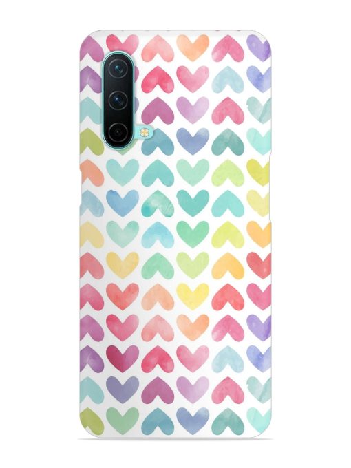 Seamless Colorful Watercolor Snap Case for Oneplus Nord Ce (5G)