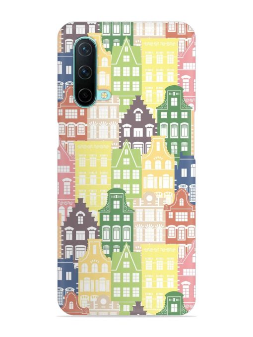 Seamless Shapes Pattern Snap Case for Oneplus Nord Ce (5G)