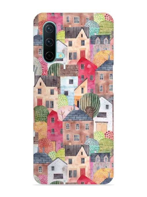 Abstract Seamless Pattern Snap Case for Oneplus Nord Ce (5G) Zapvi