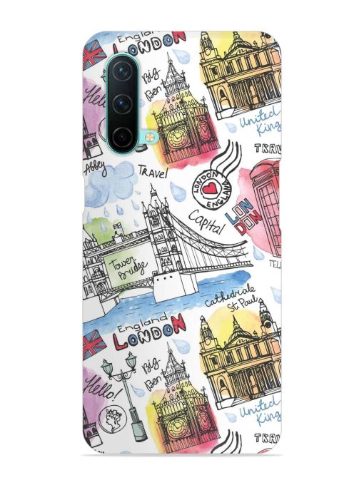 Vector London Landmark Snap Case for Oneplus Nord Ce (5G)