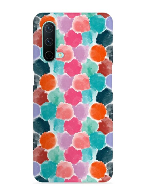 Colorful Seamless Pattern Snap Case for Oneplus Nord Ce (5G) Zapvi