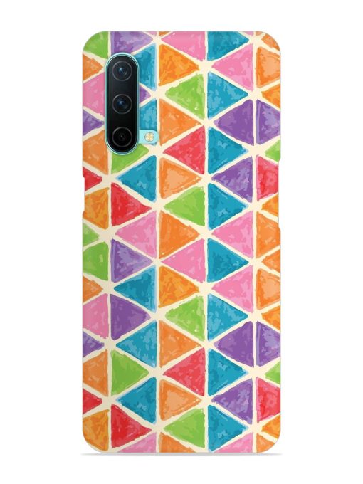 Seamless Colorful Isometric Snap Case for Oneplus Nord Ce (5G) Zapvi