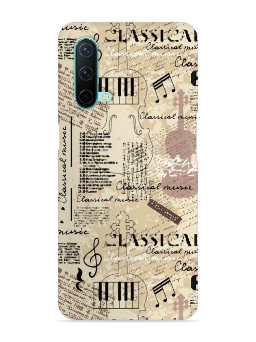 Classical Music Lpattern Snap Case for Oneplus Nord Ce (5G)