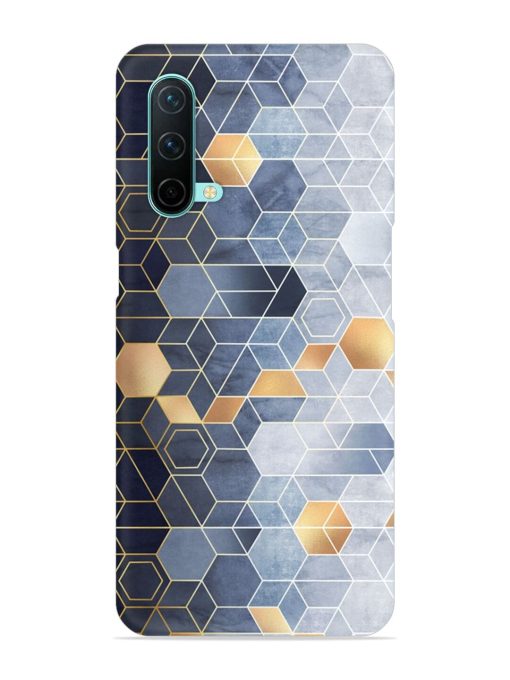 Geometric Abstraction Hexagons Snap Case for Oneplus Nord Ce (5G)