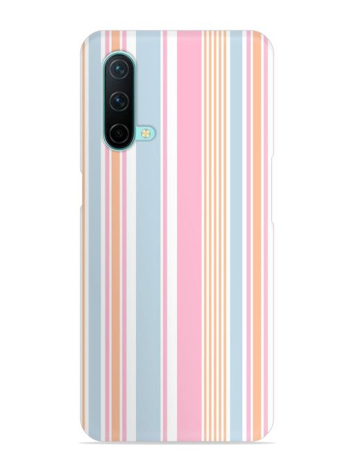 Stripe Seamless Pattern Snap Case for Oneplus Nord Ce (5G) Zapvi